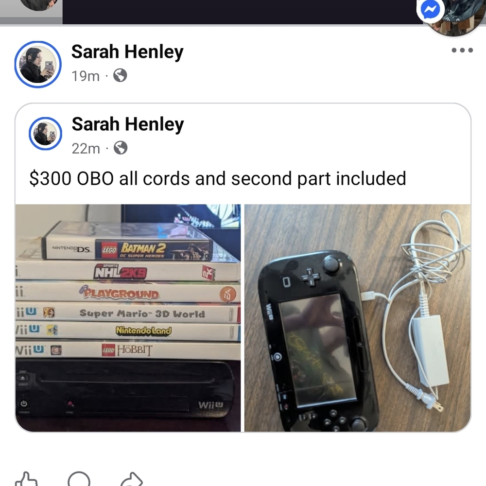 Nintendo Wii U Console with Games and Accessories